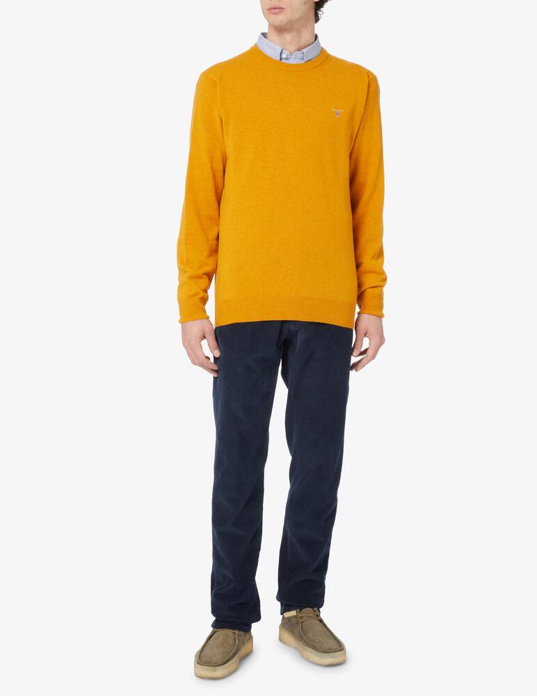 rinascente Gant Lambswool roundneck sweater - Yellow