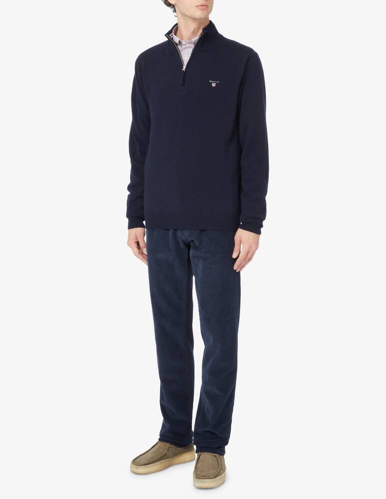 rinascente Gant Maglia mezza zip in lana - Blu