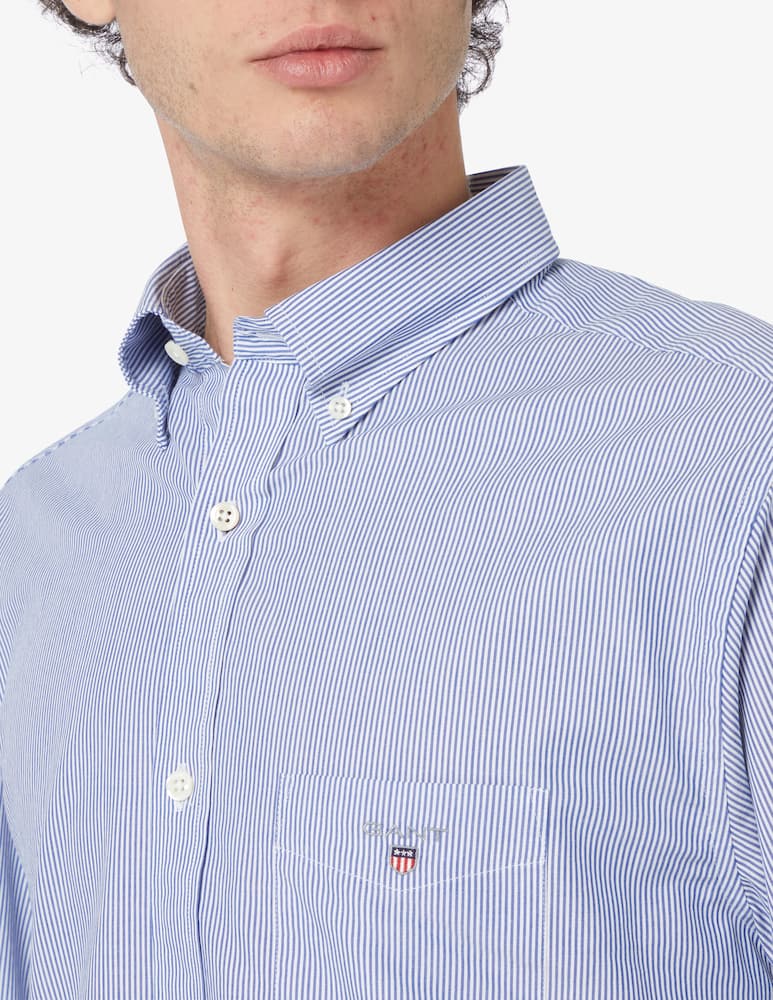 rinascente Gant Striped regular shirt - Blue