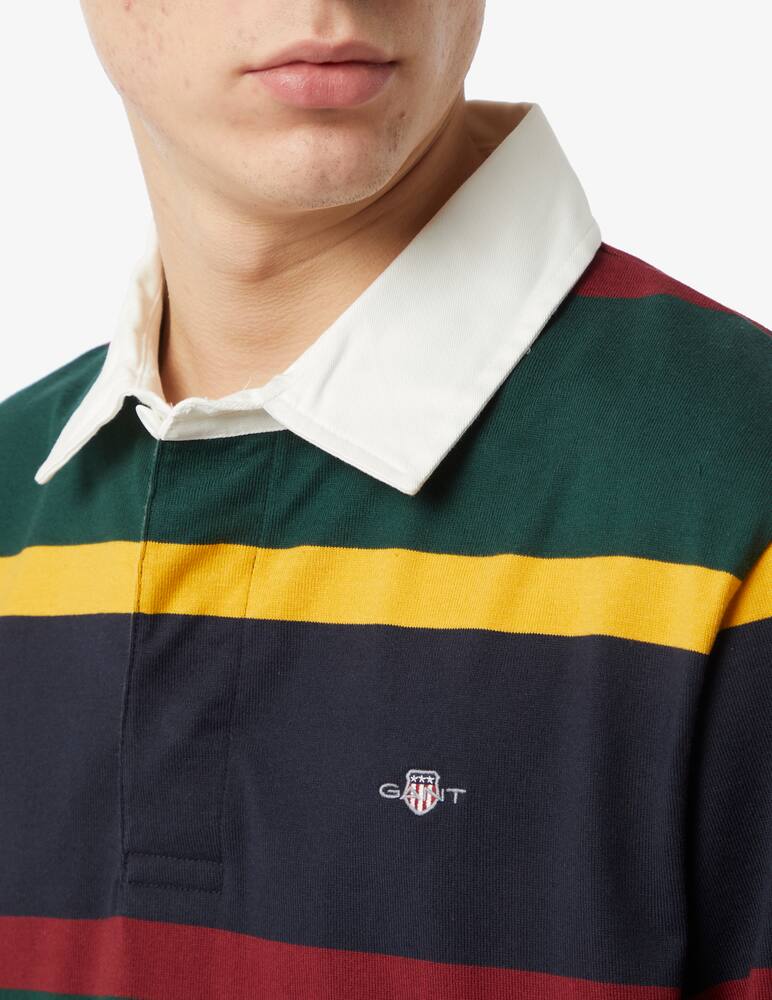 rinascente Gant Stripes long sleeve polo shirt