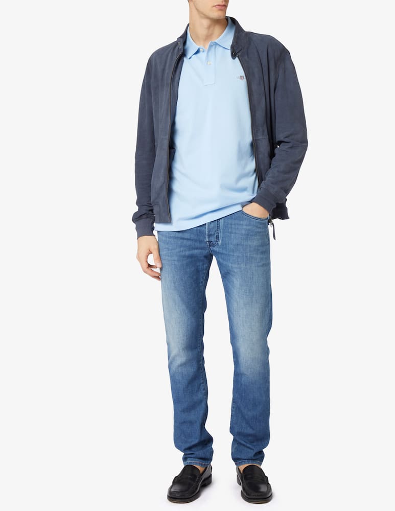 rinascente Gant Piquet regular fit polo shirt