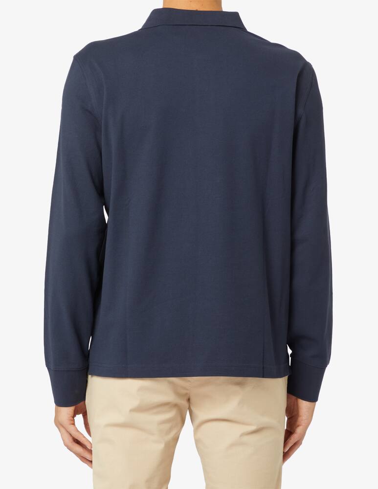 rinascente Gant Piquet small logo long sleeve polo shirt