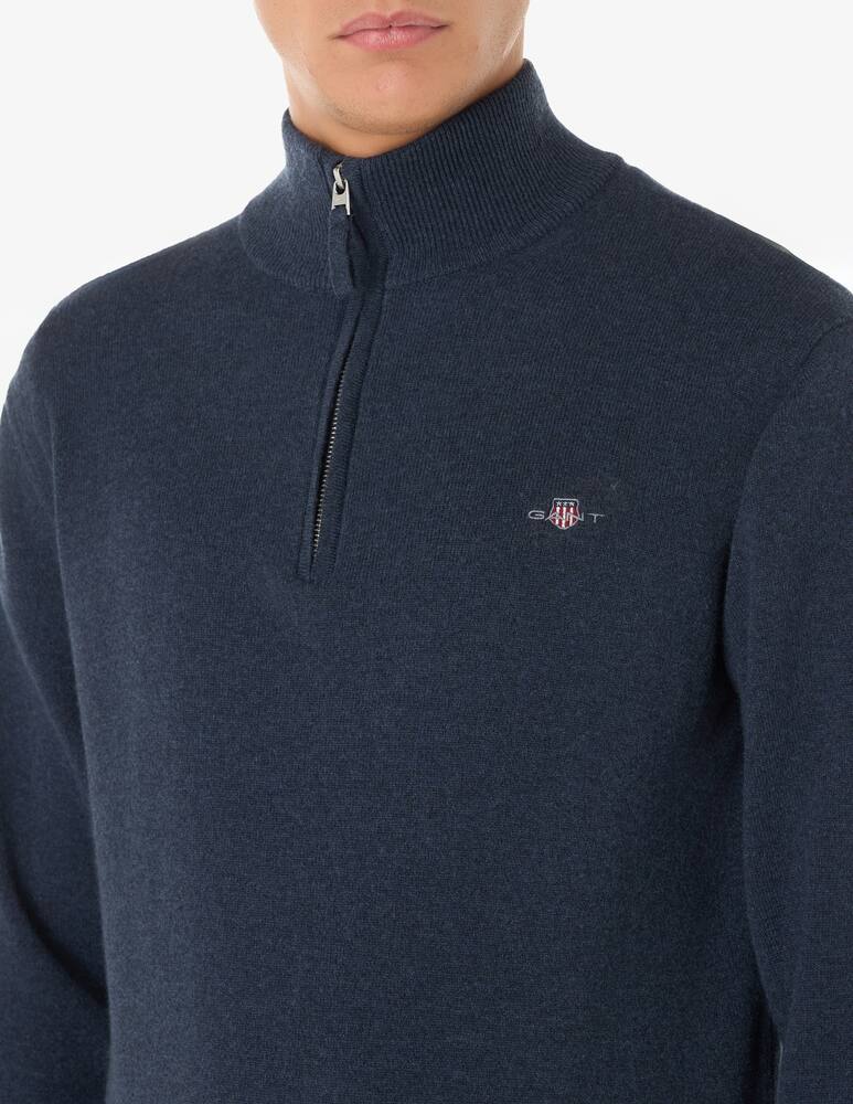 rinascente Gant Half zip superfine wool jumper