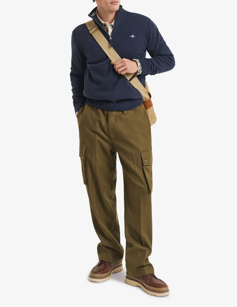 rinascente Gant Maglia in lana di agnello con mezza zip