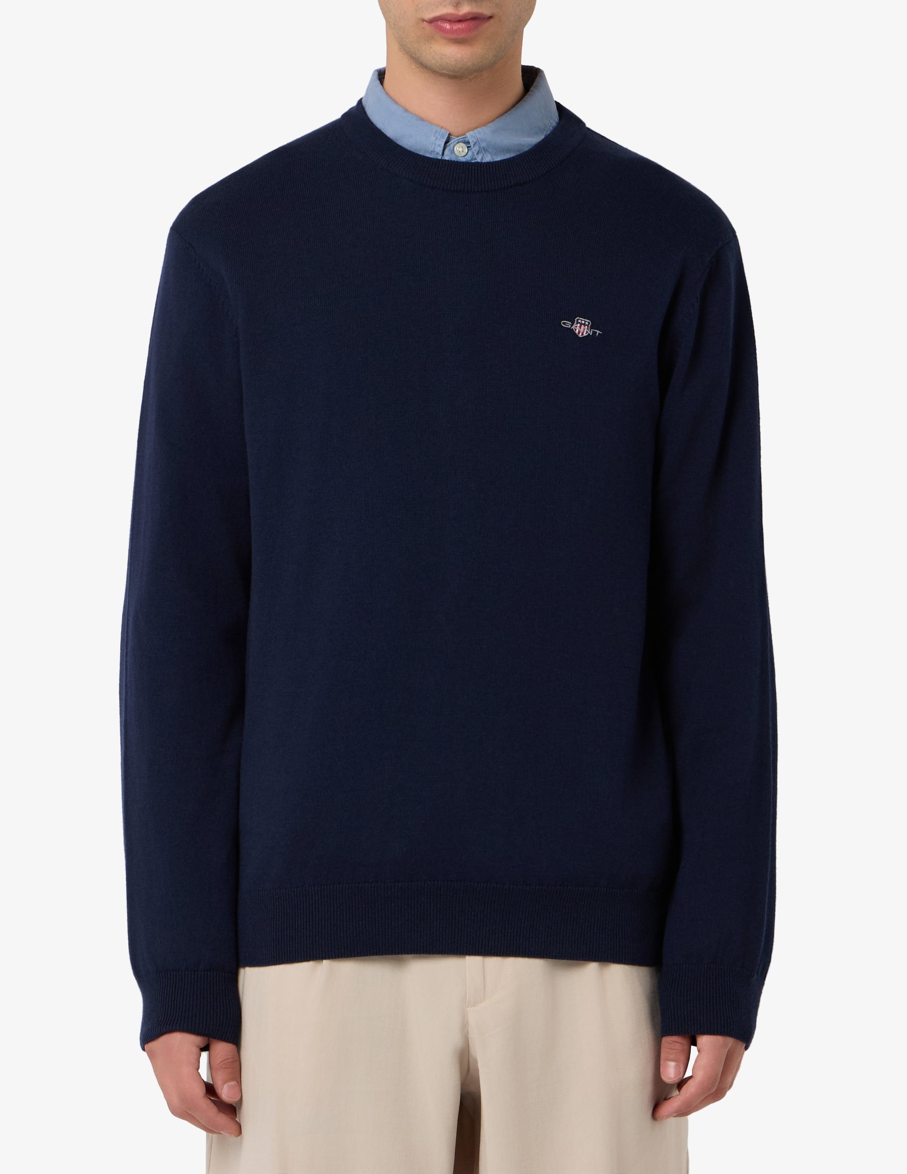 Gant Maglione Girocollo 201703 In Cotone Neonato