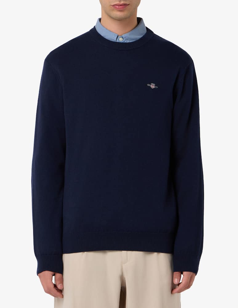 rinascente Gant Maglia girocollo in cotone e lana