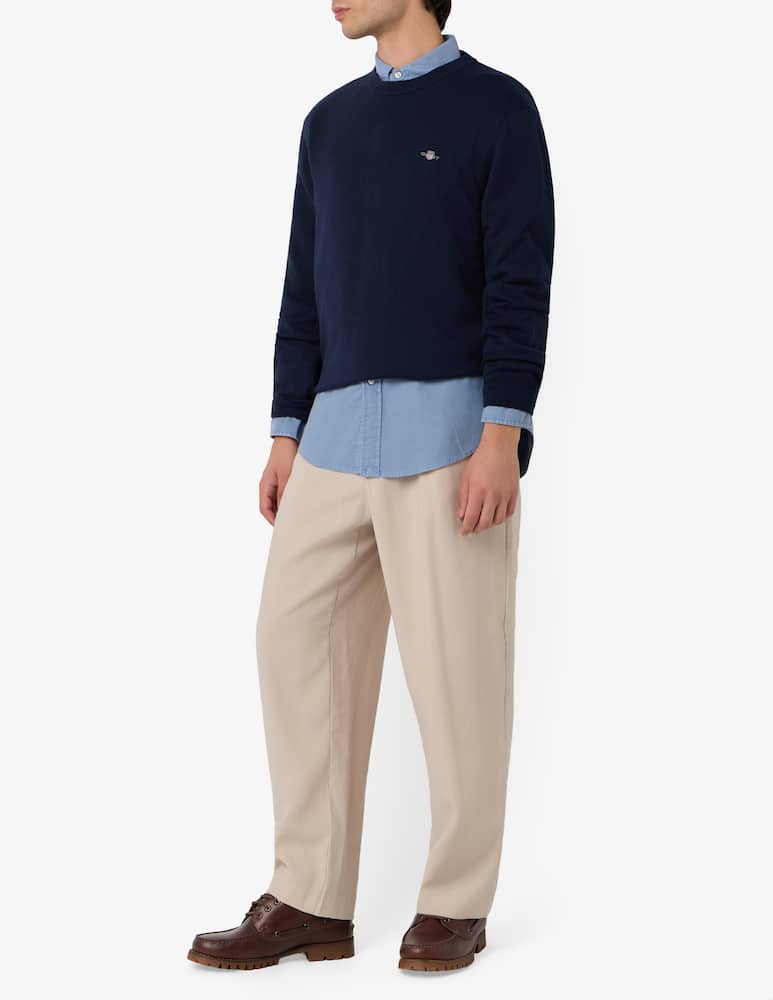 rinascente Gant Maglia girocollo in cotone e lana