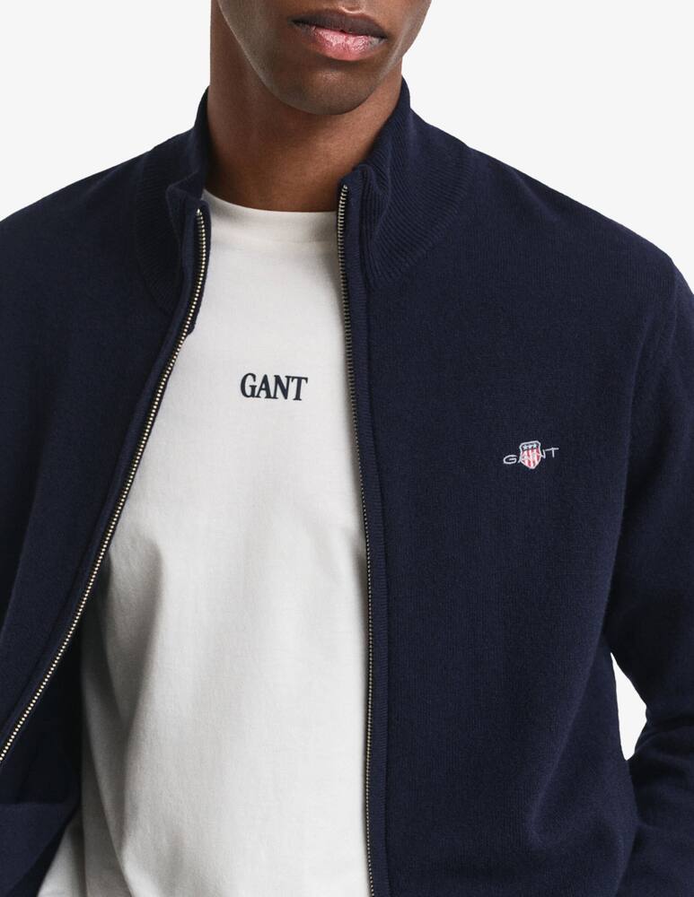 rinascente Gant Lambswool zip cardigan