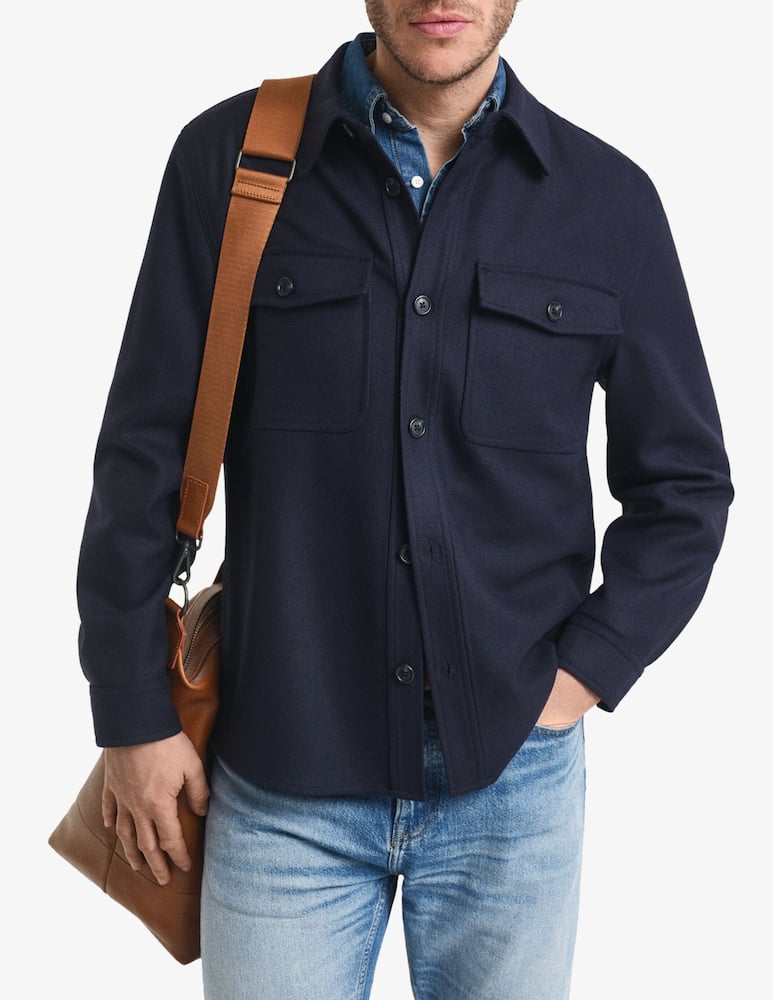 rinascente Gant Camicia overshirt in lana