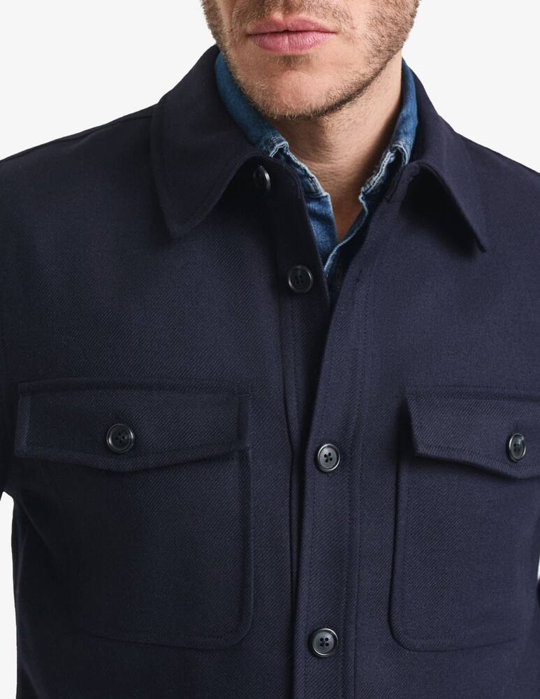 Gant Camicia overshirt in lana - immagine 3 Gant Camicia overshirt in lana - immagine 3