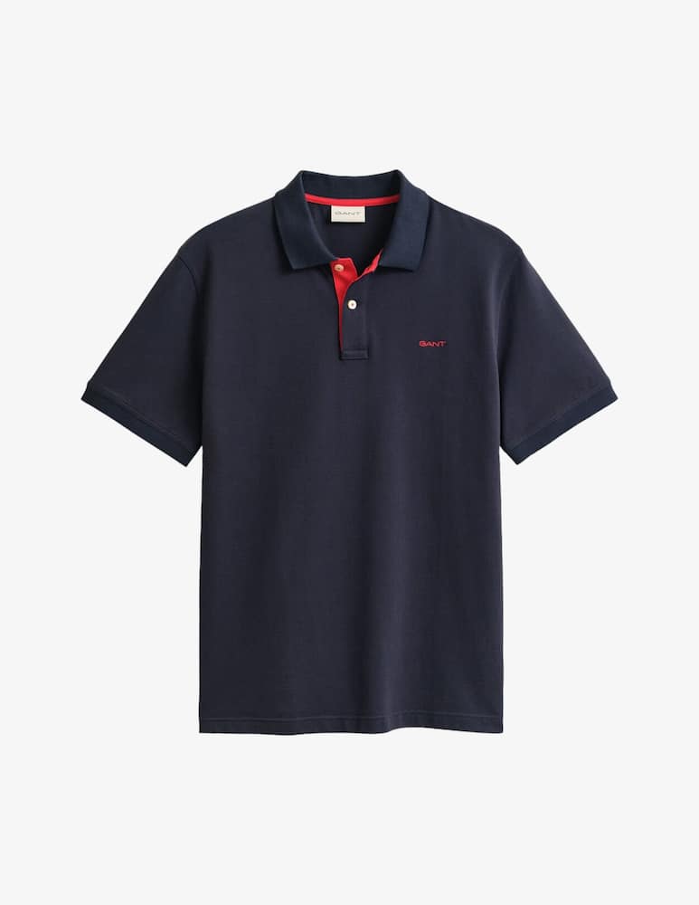 rinascente Gant Polo contrast collar shirt