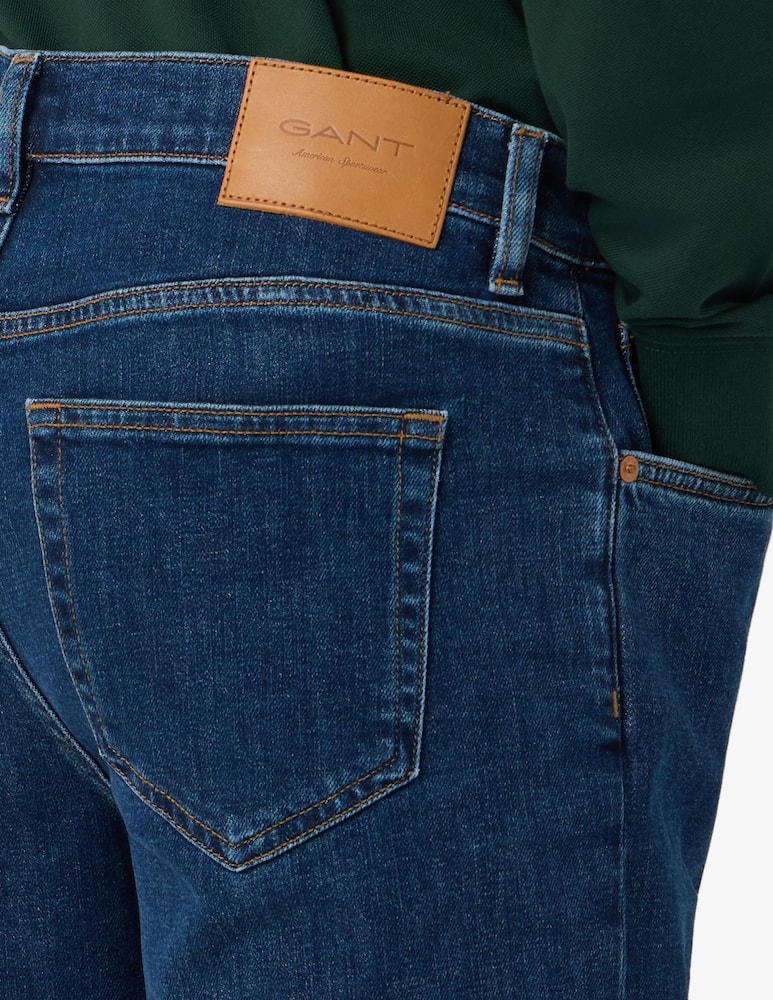Gant Jeans slim fit plain - immagine 4
