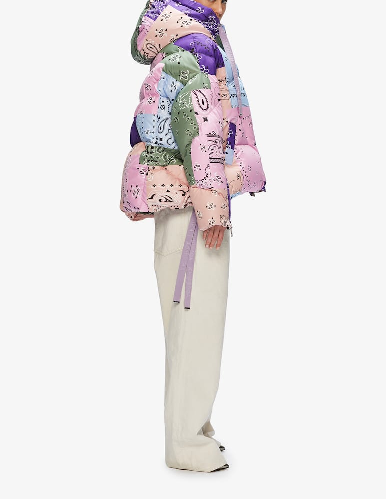 rinascente Khrisjoy Patch Bandana puff jacket - Pink