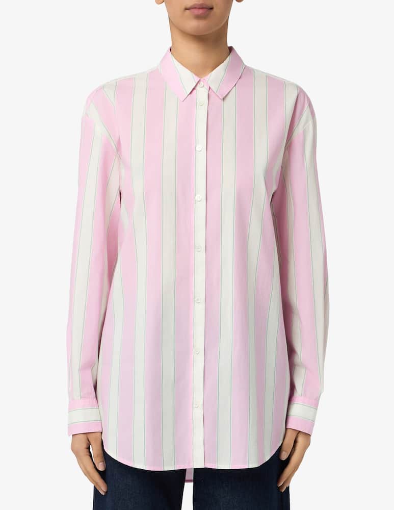 rinascente MC2 Saint Barth Striped shirt Saint Barth embroidery