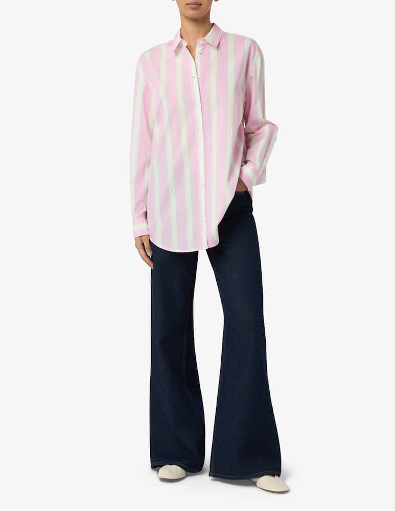 rinascente MC2 Saint Barth Striped shirt Saint Barth embroidery