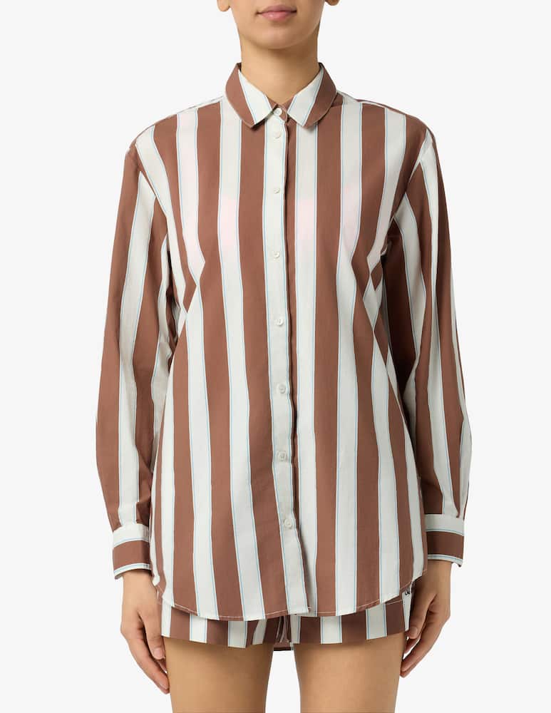 rinascente MC2 Saint Barth Striped cotton shirt
