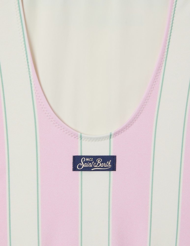 rinascente MC2 Saint Barth Striped Saint Barth swimsuit
