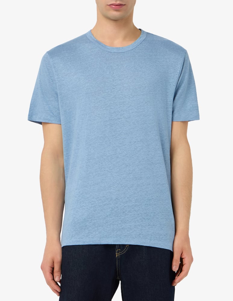 rinascente MC2 Saint Barth T-shirt girocollo in lino