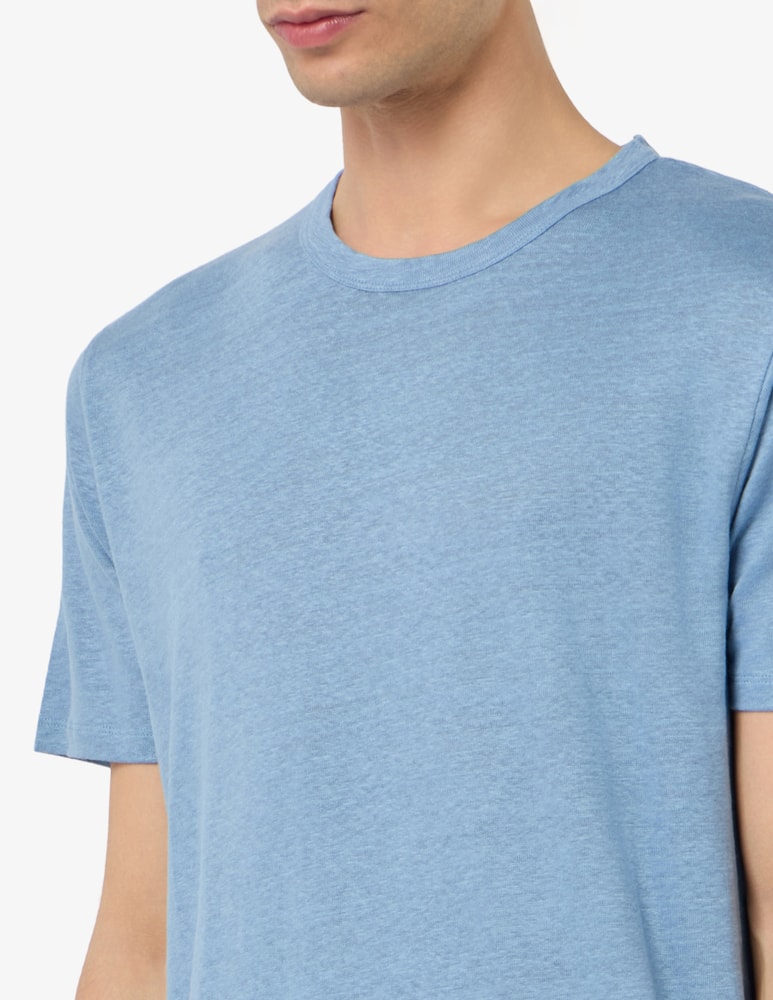 rinascente MC2 Saint Barth T-shirt girocollo in lino