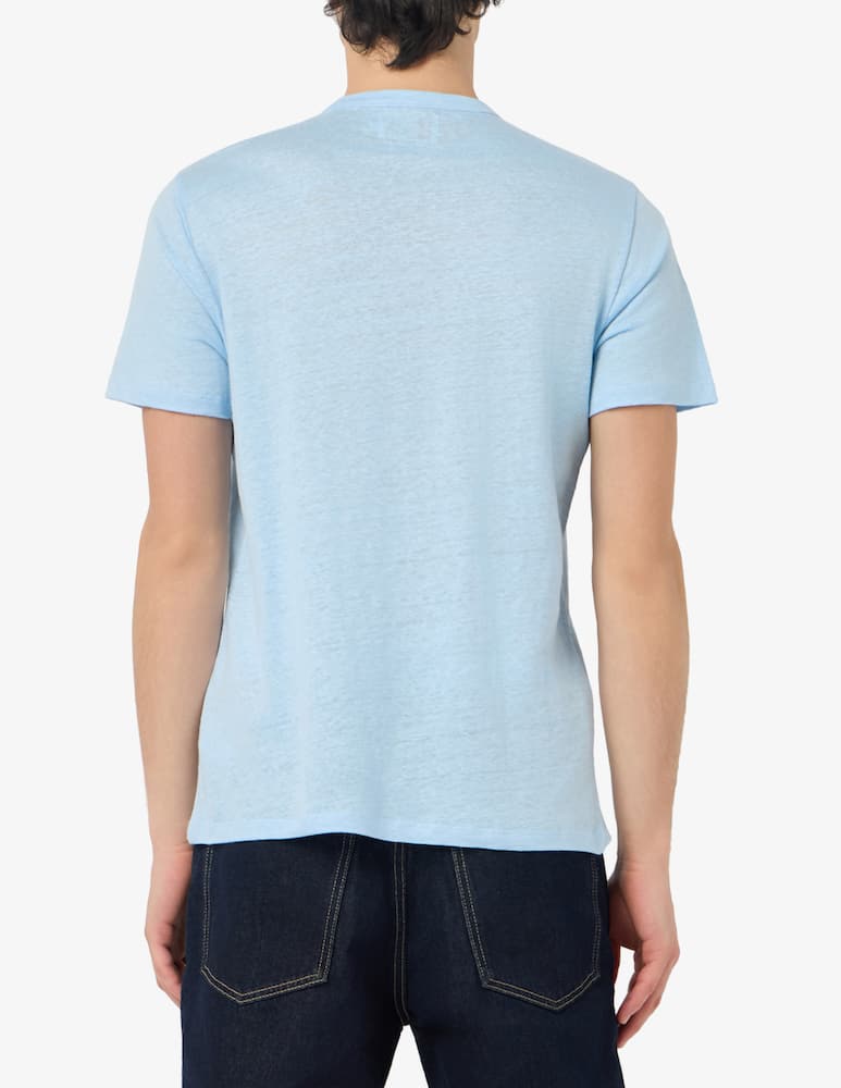 rinascente MC2 Saint Barth T-shirt girocollo in lino
