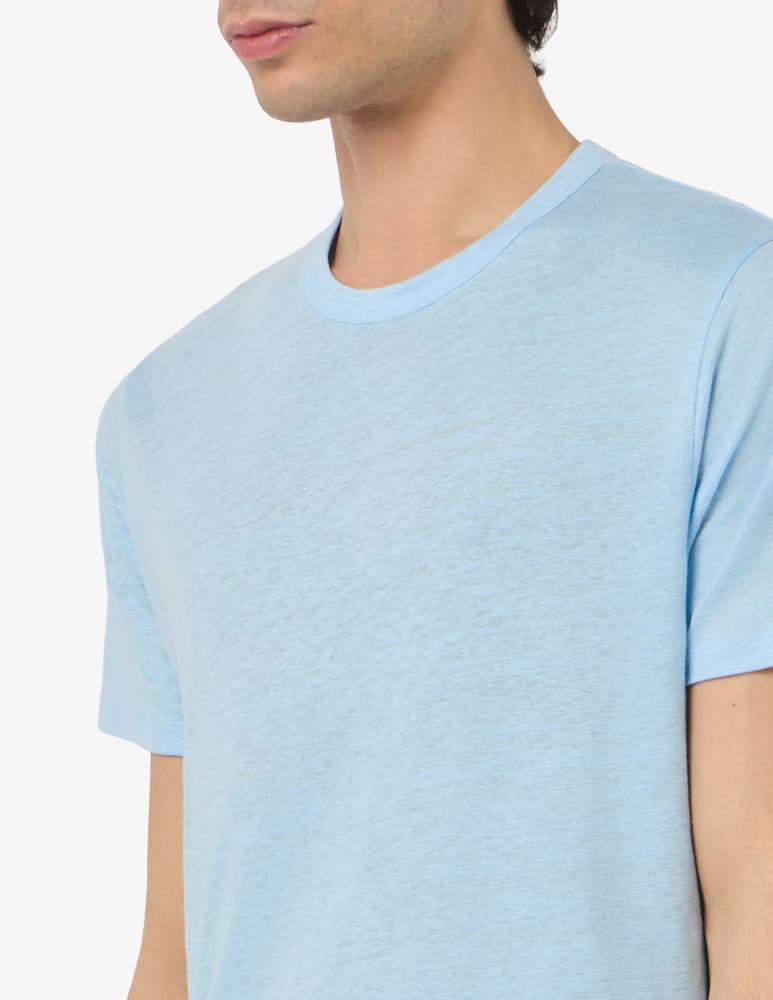 rinascente MC2 Saint Barth T-shirt girocollo in lino