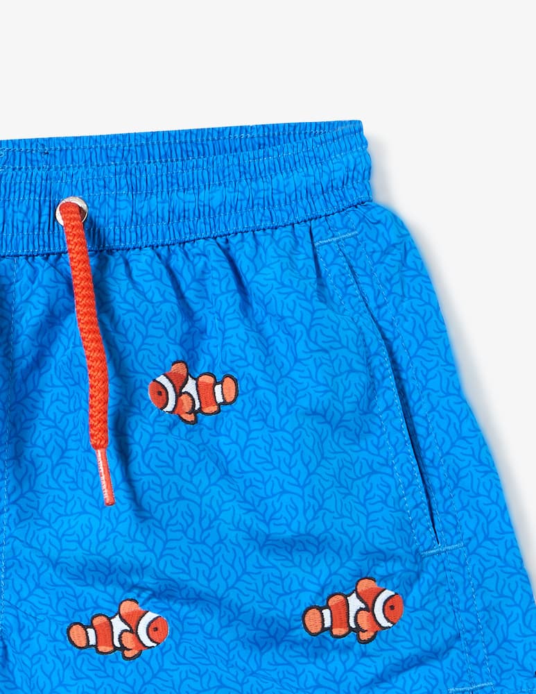 rinascente MC2 Saint Barth Embroidered swim shorts