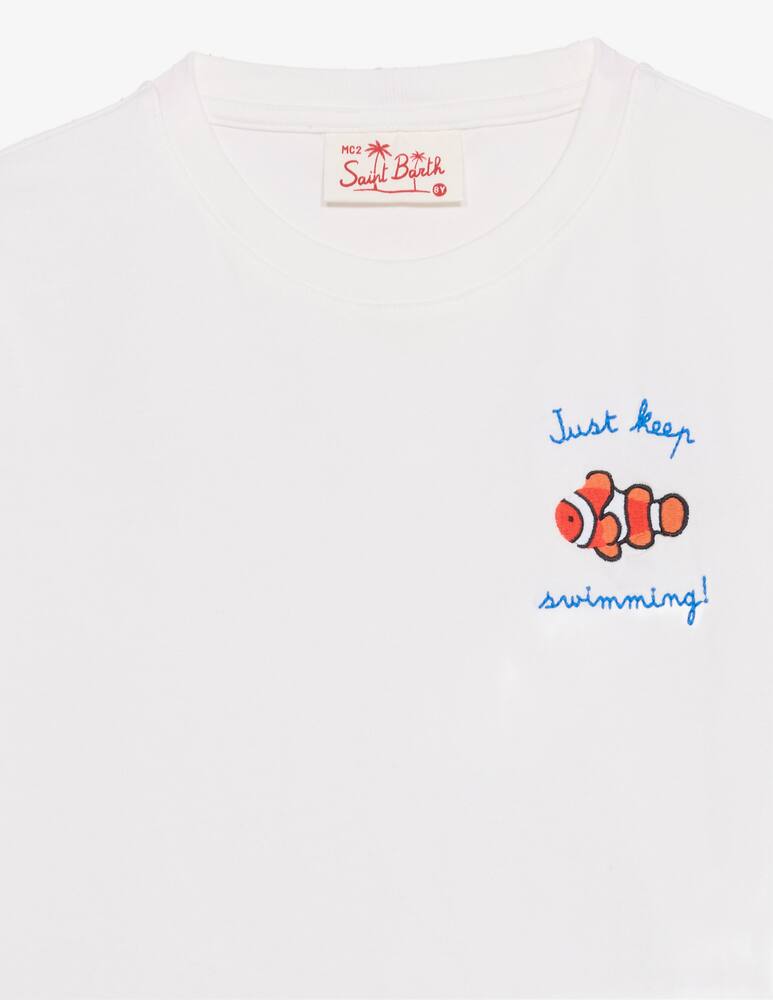 MC2 Saint Barth T-shirt con ricamo Portofino Jr - immagine 3 MC2 Saint Barth T-shirt con ricamo Portofino Jr - immagine 3