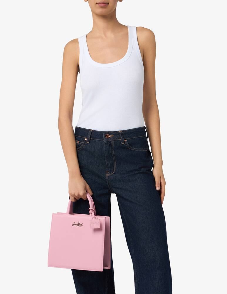 rinascente MC2 Saint Barth Borsa tote in pelle con tracolla