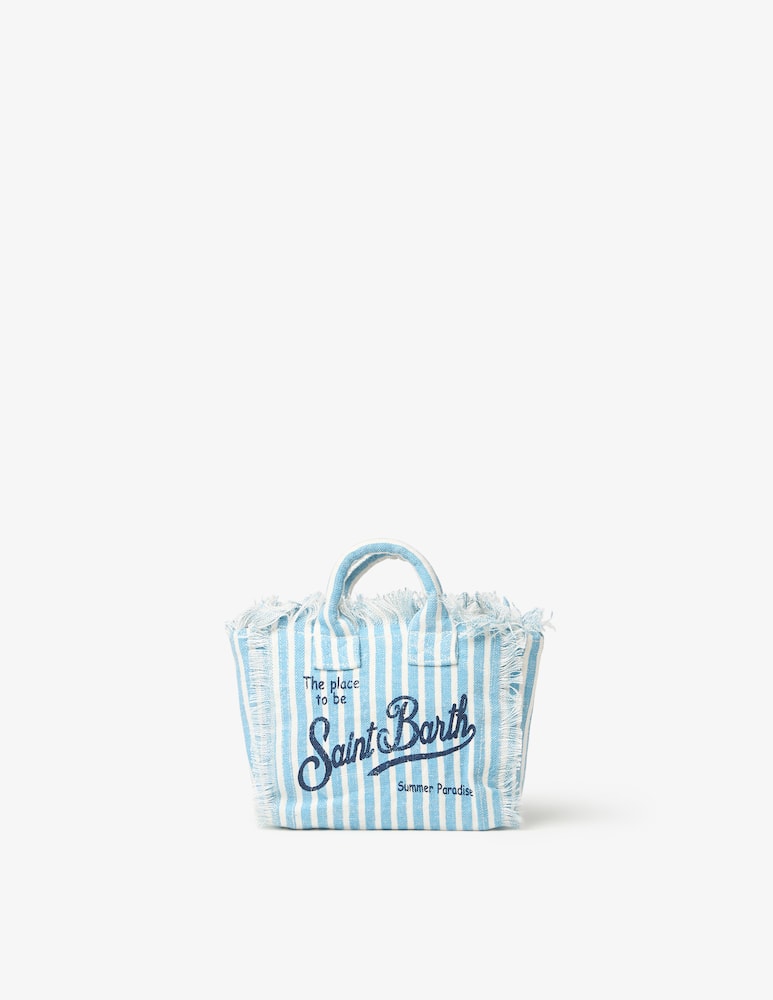 rinascente MC2 Saint Barth Borsa Vanity mini in lino