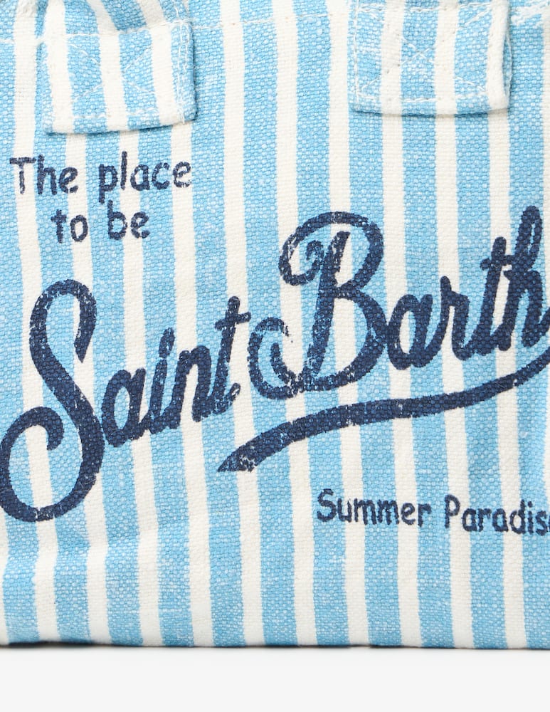 rinascente MC2 Saint Barth Borsa Vanity mini in lino
