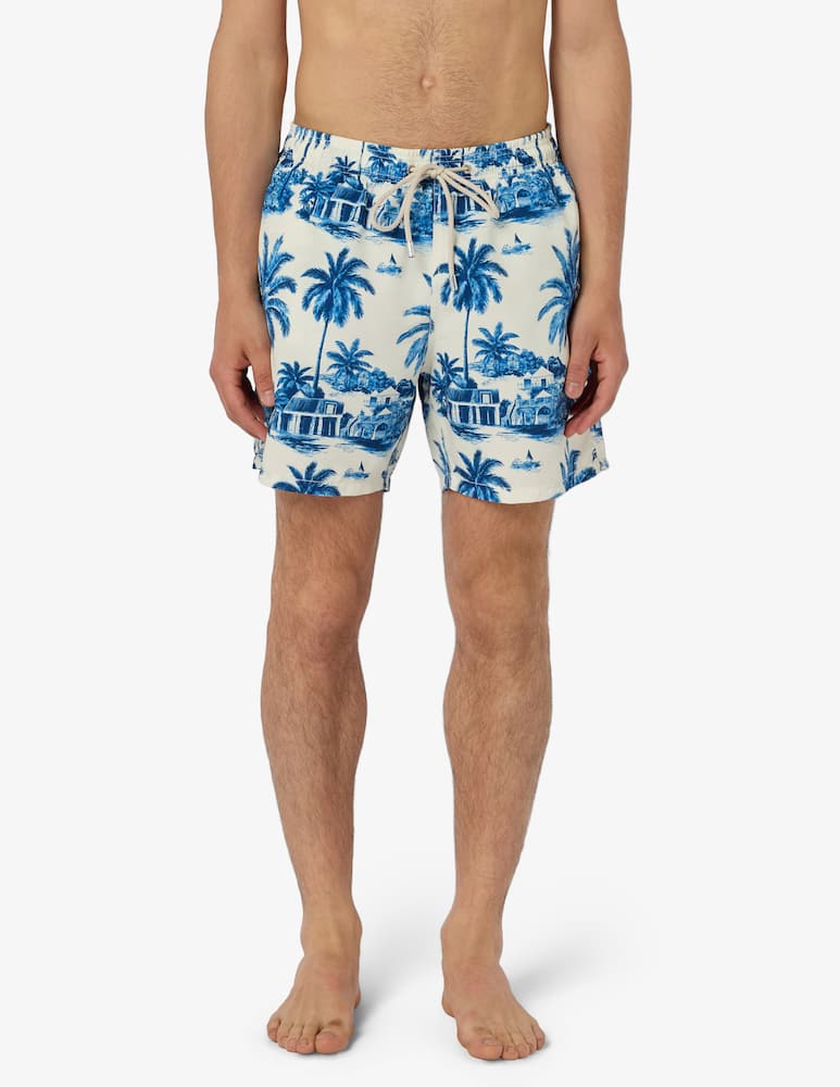 rinascente MC2 Saint Barth Gustavia print swim shorts