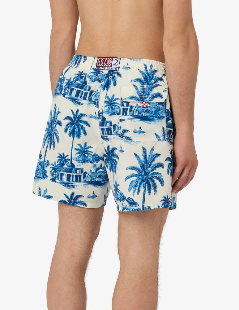 rinascente MC2 Saint Barth Gustavia print swim shorts
