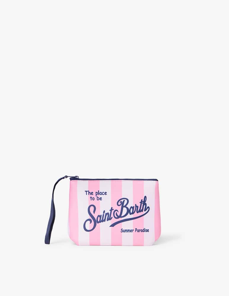 rinascente MC2 Saint Barth Pochette a righe con logo