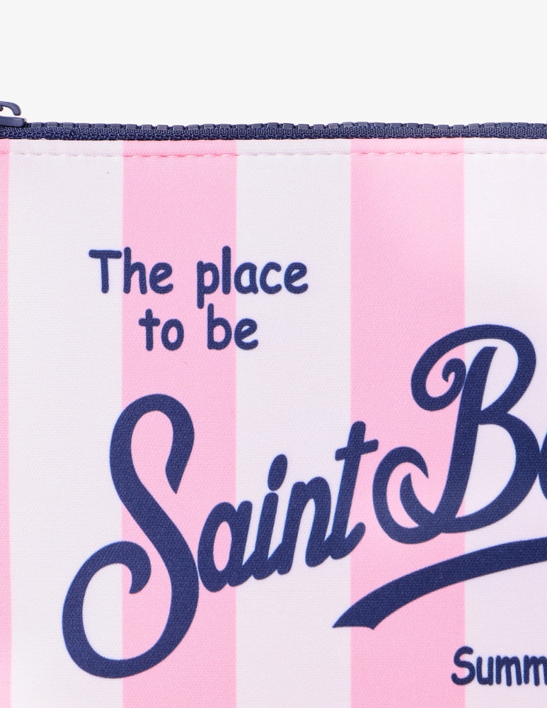 rinascente MC2 Saint Barth Pochette a righe con logo