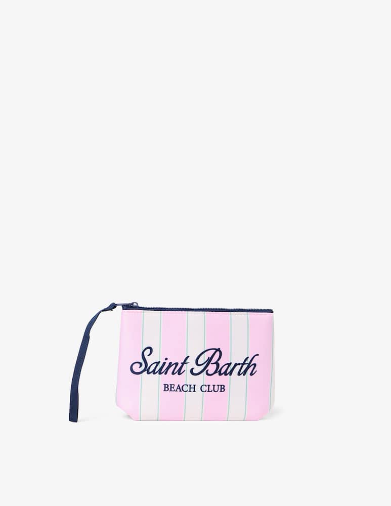 rinascente MC2 Saint Barth Pochette a righe con logo
