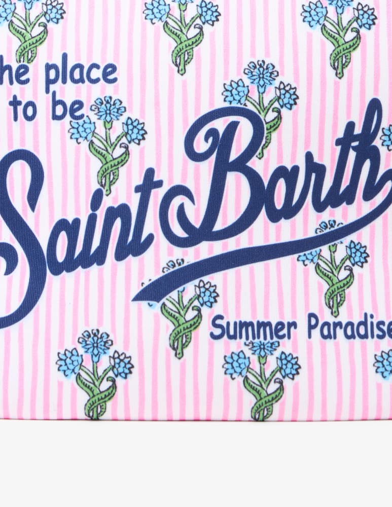 rinascente MC2 Saint Barth Logo clutch