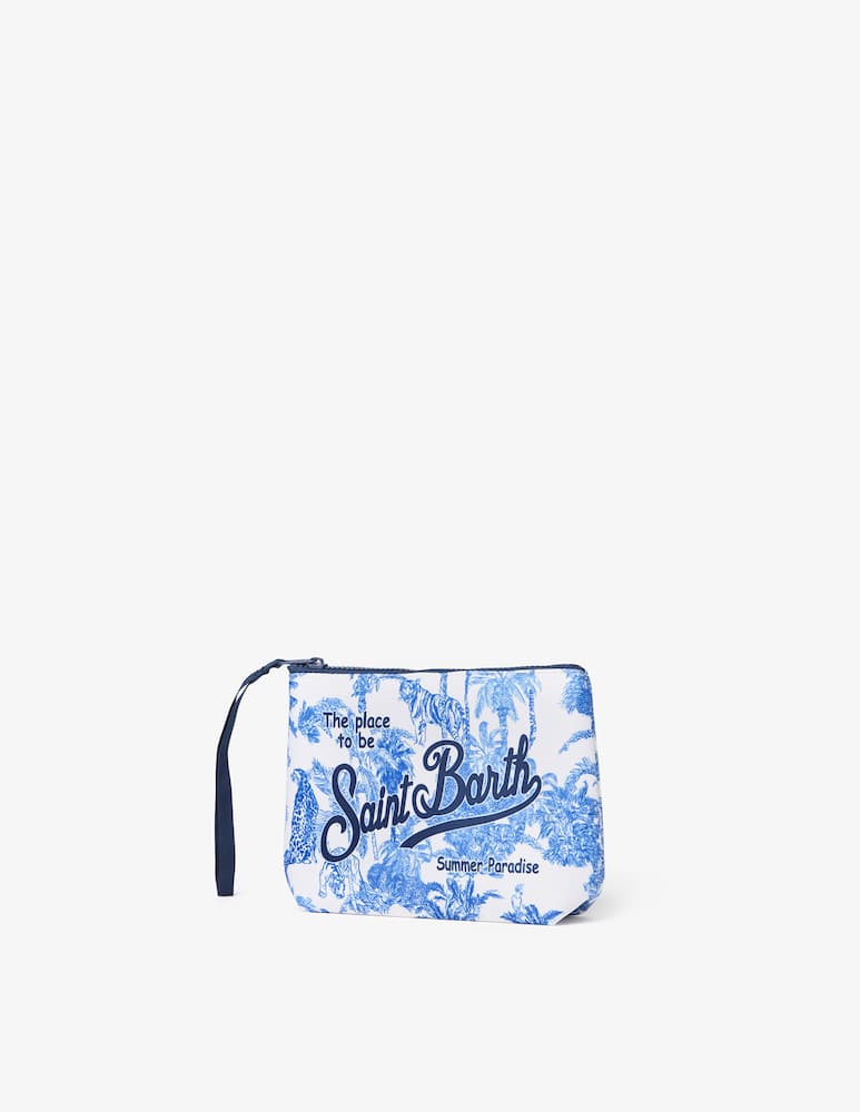 rinascente MC2 Saint Barth Tropical print pouch