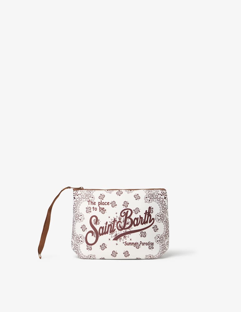 rinascente MC2 Saint Barth Logo clutch