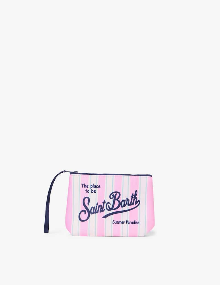 rinascente MC2 Saint Barth Pochette a righe con logo