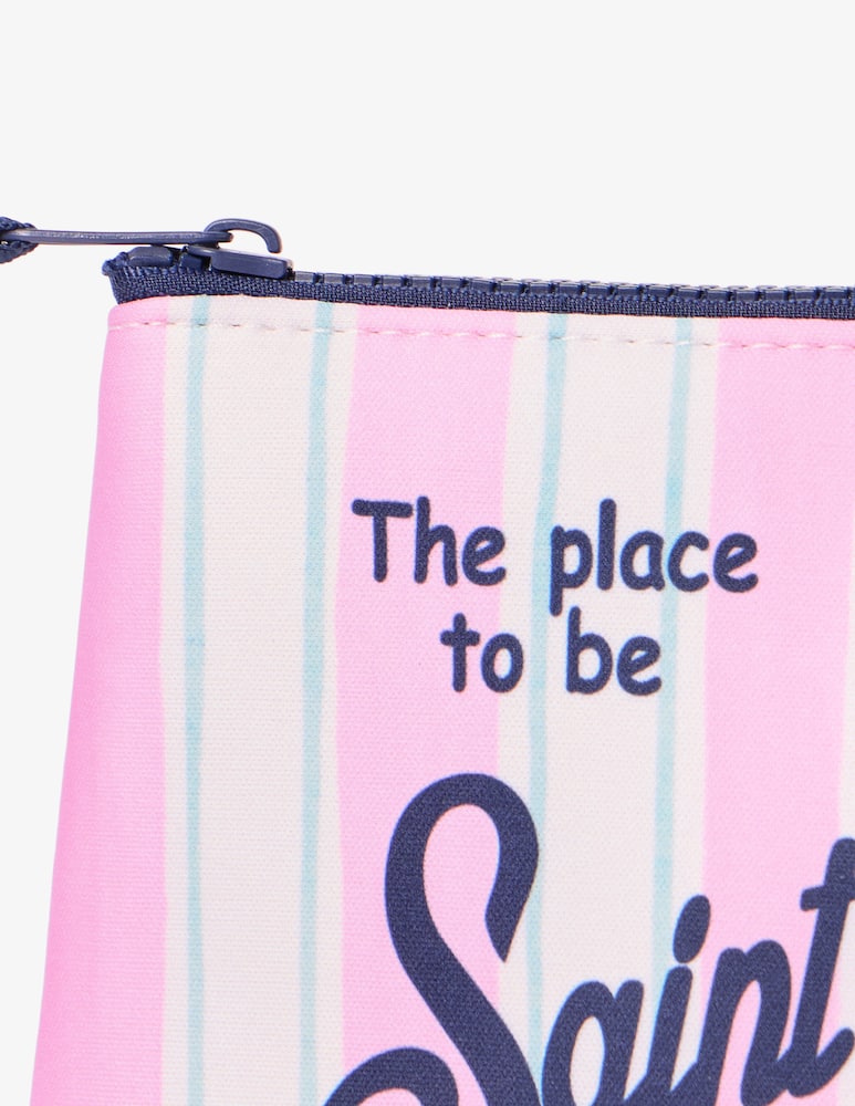 rinascente MC2 Saint Barth Pochette a righe con logo