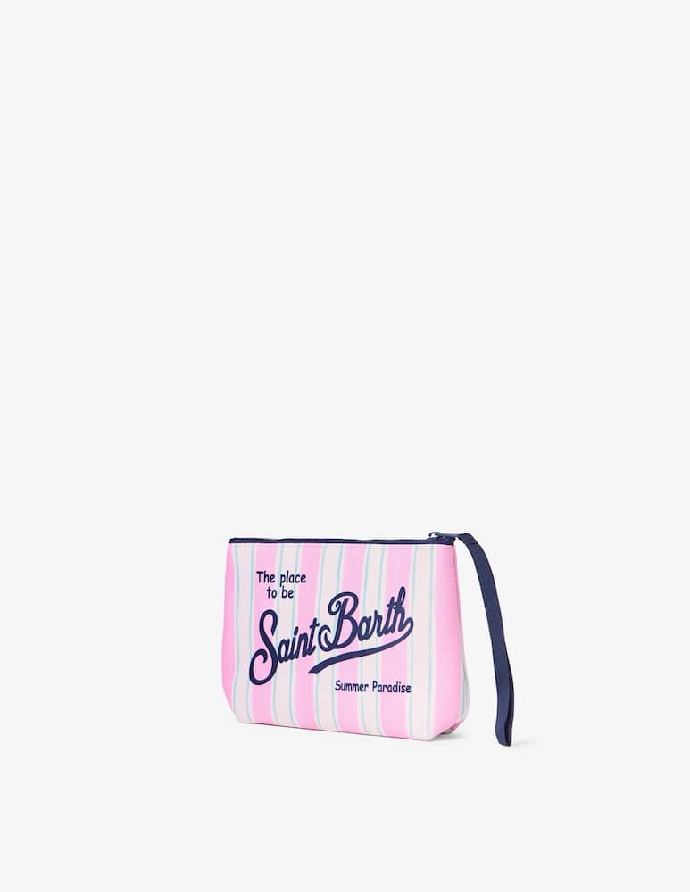 rinascente MC2 Saint Barth Pochette a righe con logo