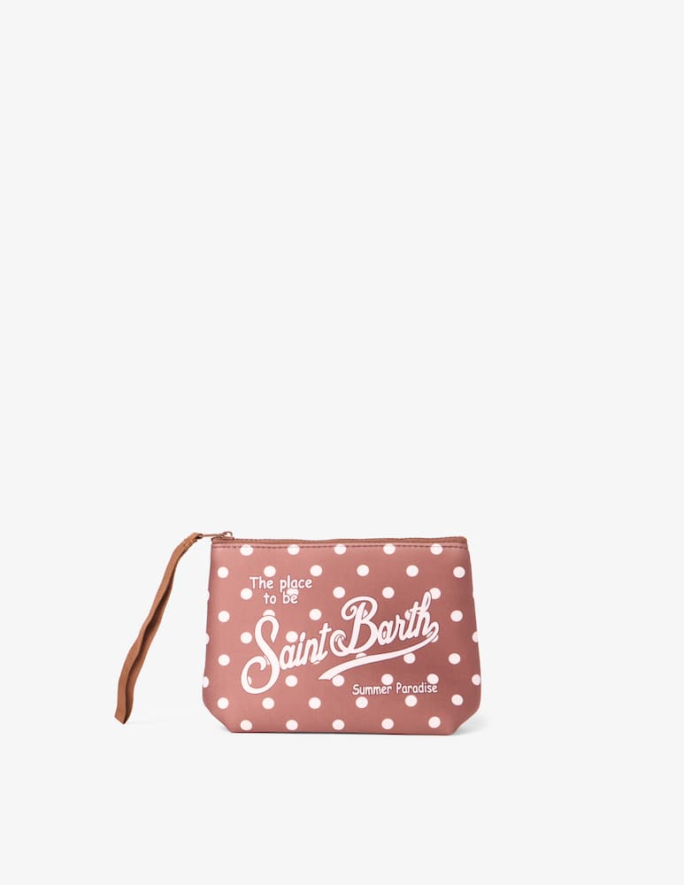 rinascente MC2 Saint Barth Pochette a pois con logo