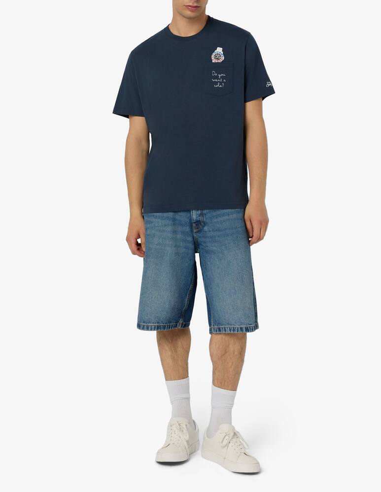 rinascente MC2 Saint Barth T-shirt cotone taschino stampa