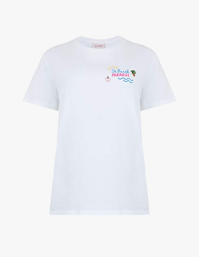 rinascente MC2 Saint Barth Cotton t-shirt with St. Barth print
