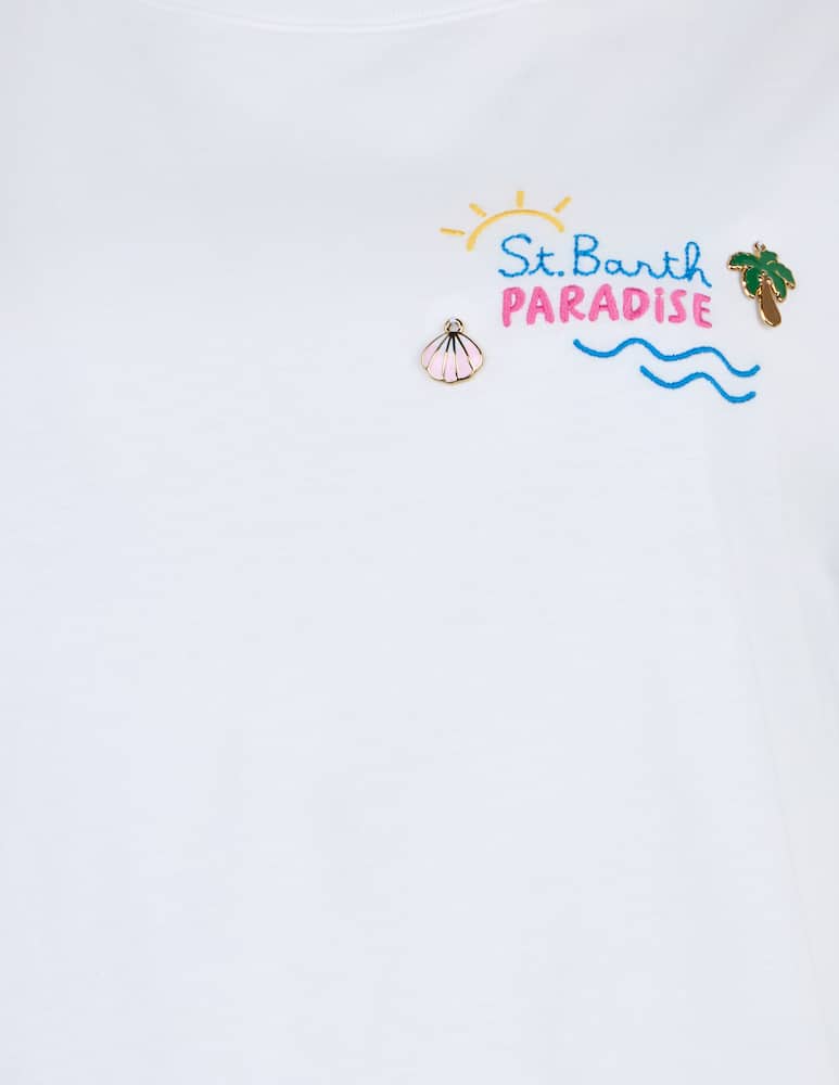 rinascente MC2 Saint Barth Cotton t-shirt with St. Barth print
