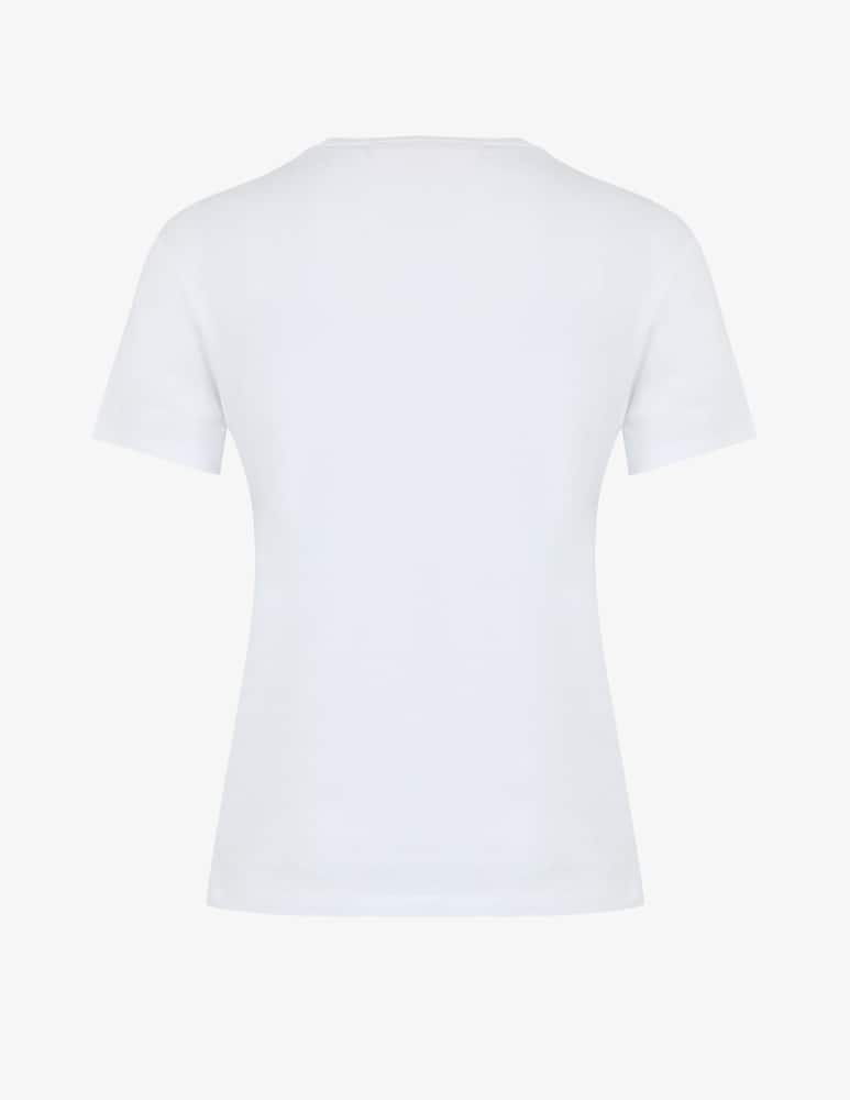 rinascente MC2 Saint Barth T-shirt in cotone con ricamo