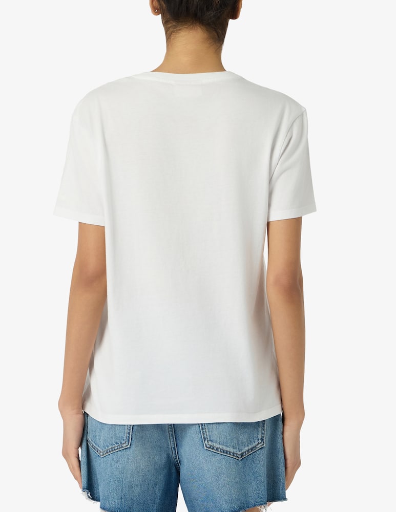 rinascente MC2 Saint Barth Floral logo cotton t-shirt