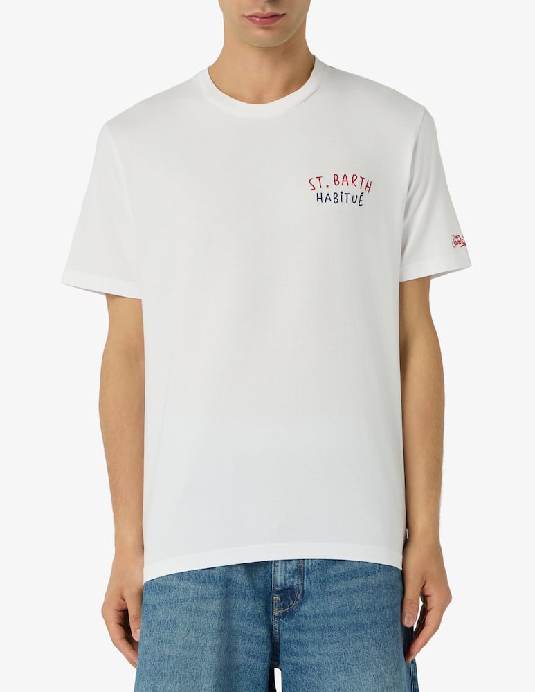rinascente MC2 Saint Barth T-shirt cotone stampa St. Barth