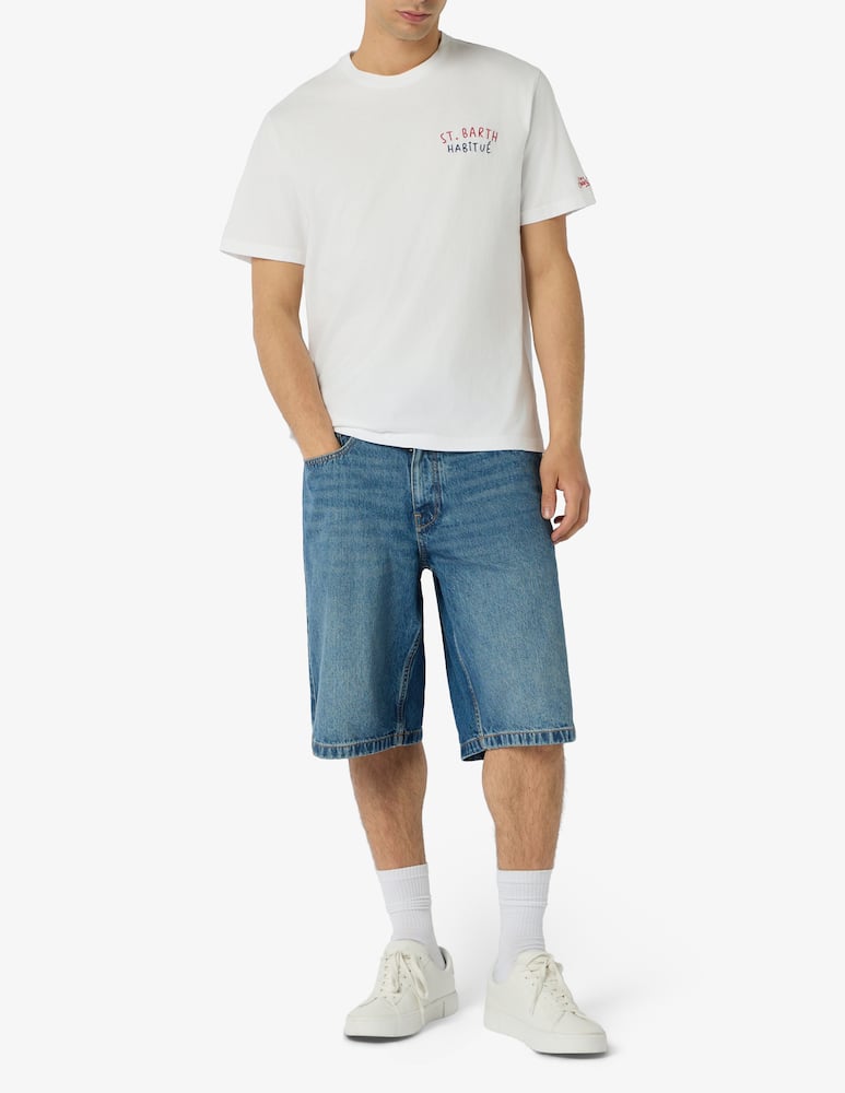 rinascente MC2 Saint Barth T-shirt cotone stampa St. Barth