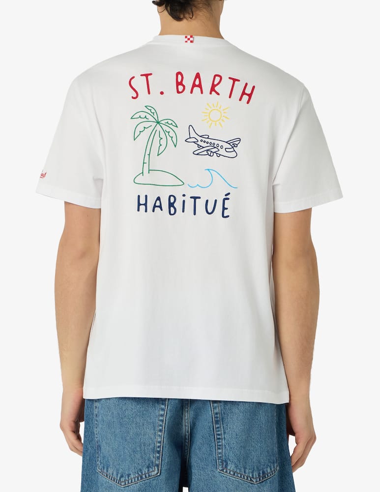 rinascente MC2 Saint Barth T-shirt cotone stampa St. Barth